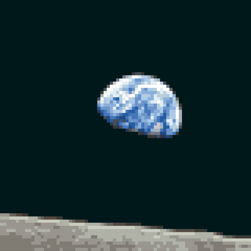 0,0064 Megapixel – Planet Earth Is Blue And There’s Nothing I Cant’t Do